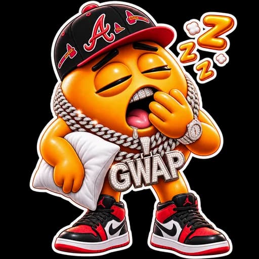 GwapMojis GwapMode 33 sticker: Sleep Mode
